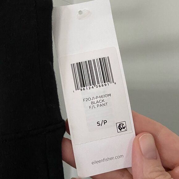 NWT Eileen Fisher Organic Traceable Cotton Jersey Wide-Leg Pant size Small - Picture 7 of 10